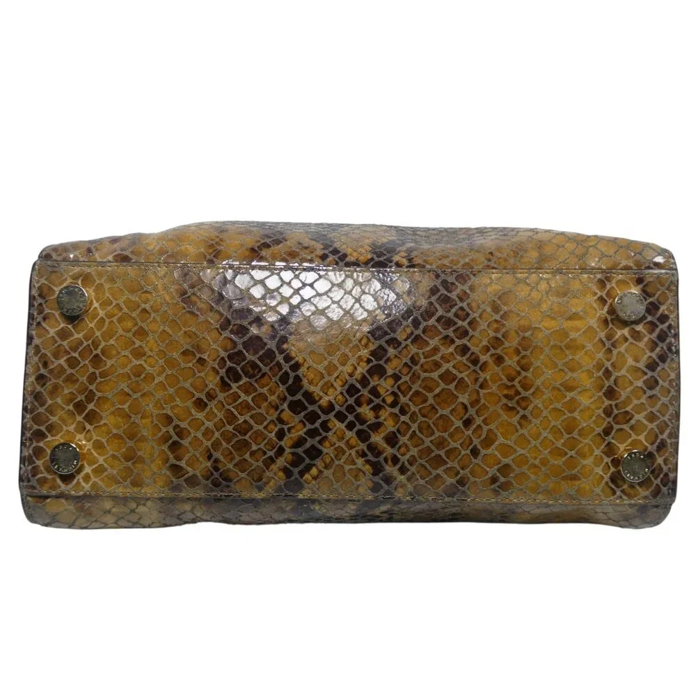 Michael Kors‎ Women's Snakeskin Handbag Tan
